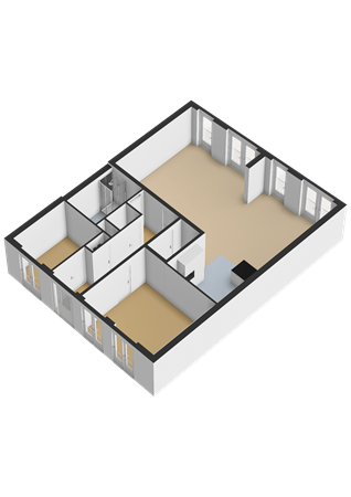Floorplan - Prinses Ireneplateau 3, 3554 HW Utrecht